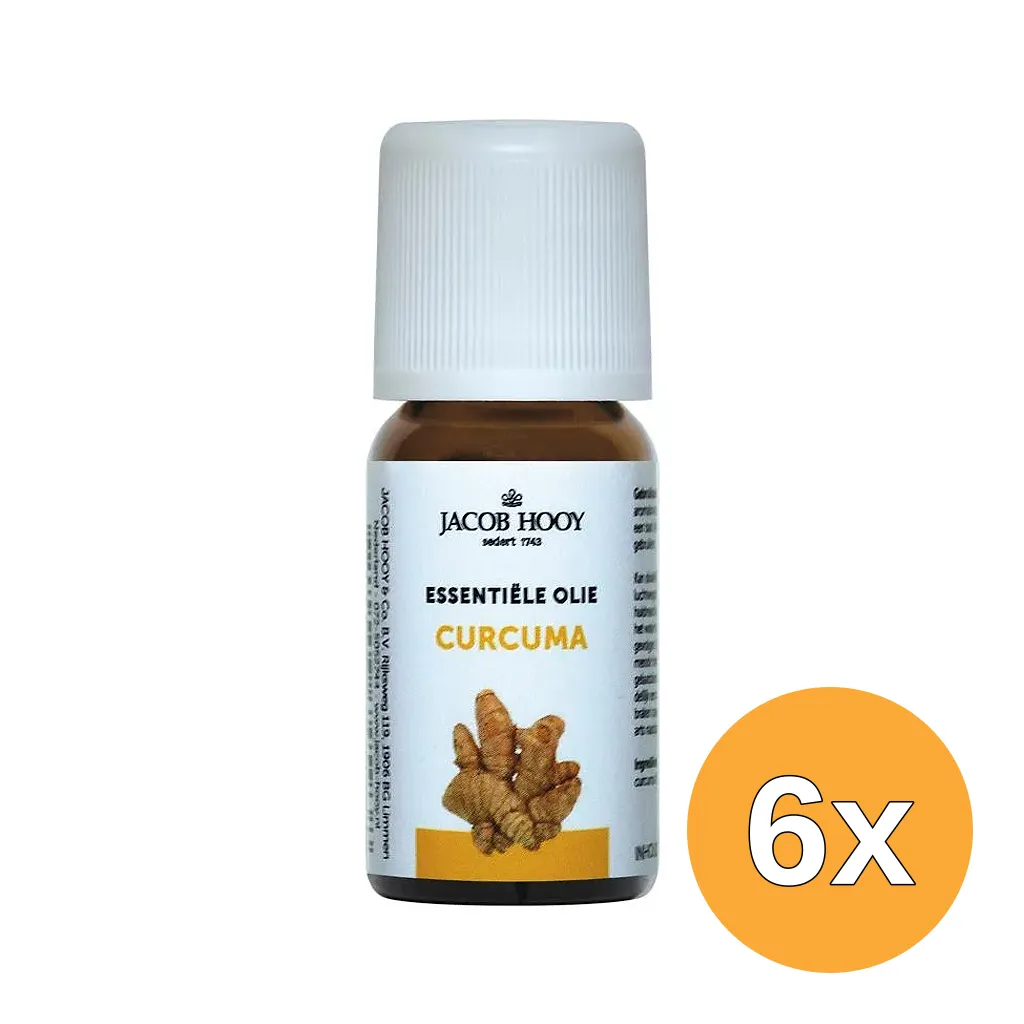 6x Jacob Hooy Curcuma olie (10 ml)
