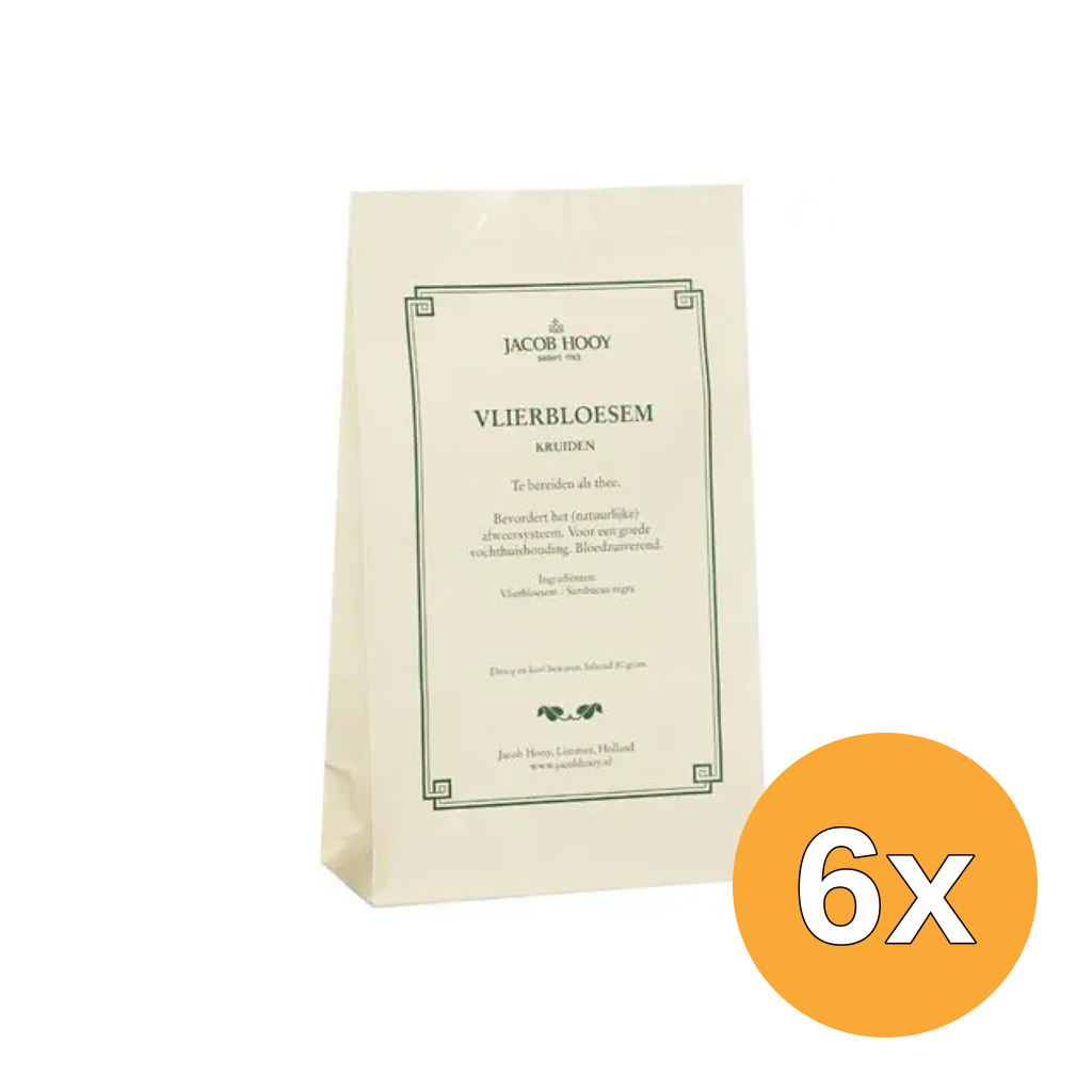 6x Jacob Hooy Vlierbloesem (80 gr)