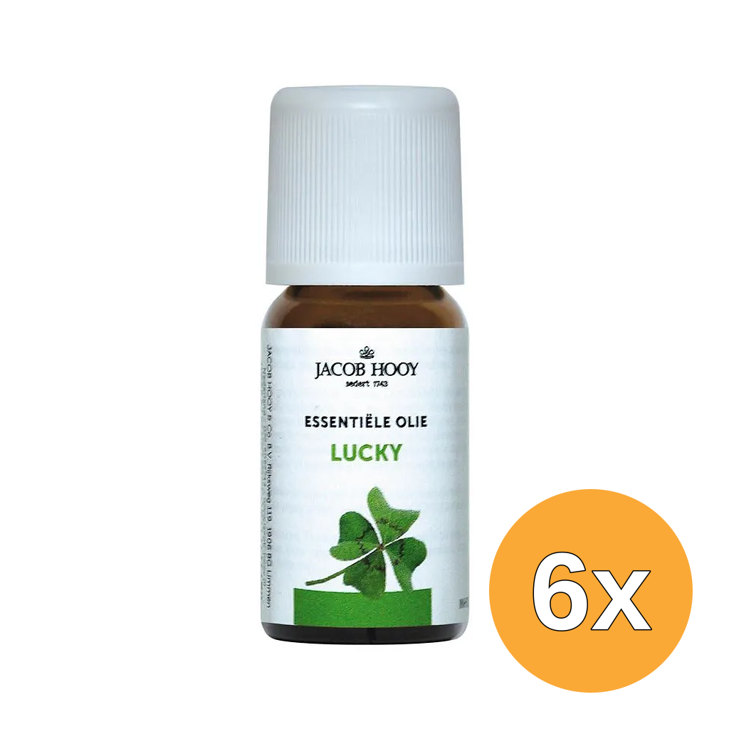 6x Jacob Hooy Lucky olie (10 ml)