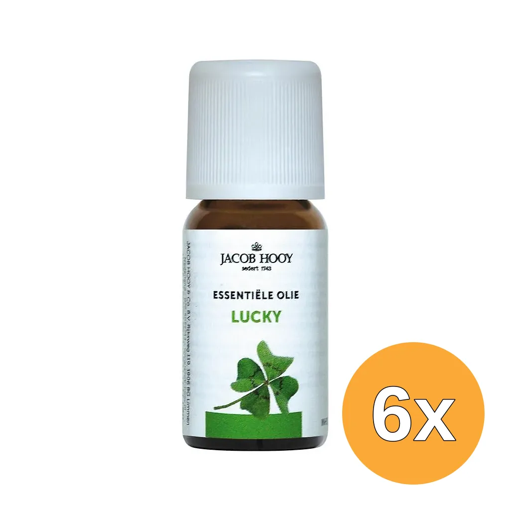 6x Jacob Hooy Lucky olie (10 ml)