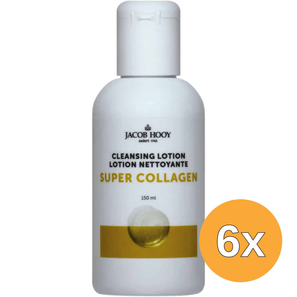 6x Jacob Hooy Super Collageen Cleansing Lotion (150 ml)