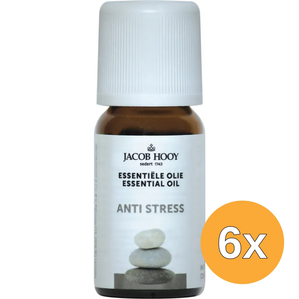 6x Jacob Hooy Anti stress olie (10 ml)