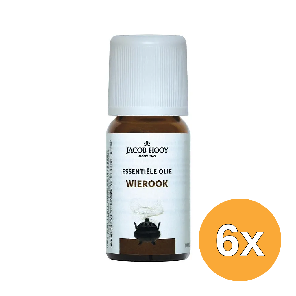 6x Jacob Hooy Wierook Olie (10 ml)