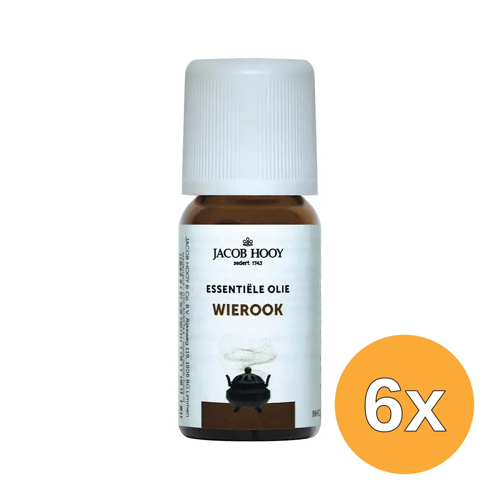 6x Jacob Hooy Wierook Olie (10 ml)