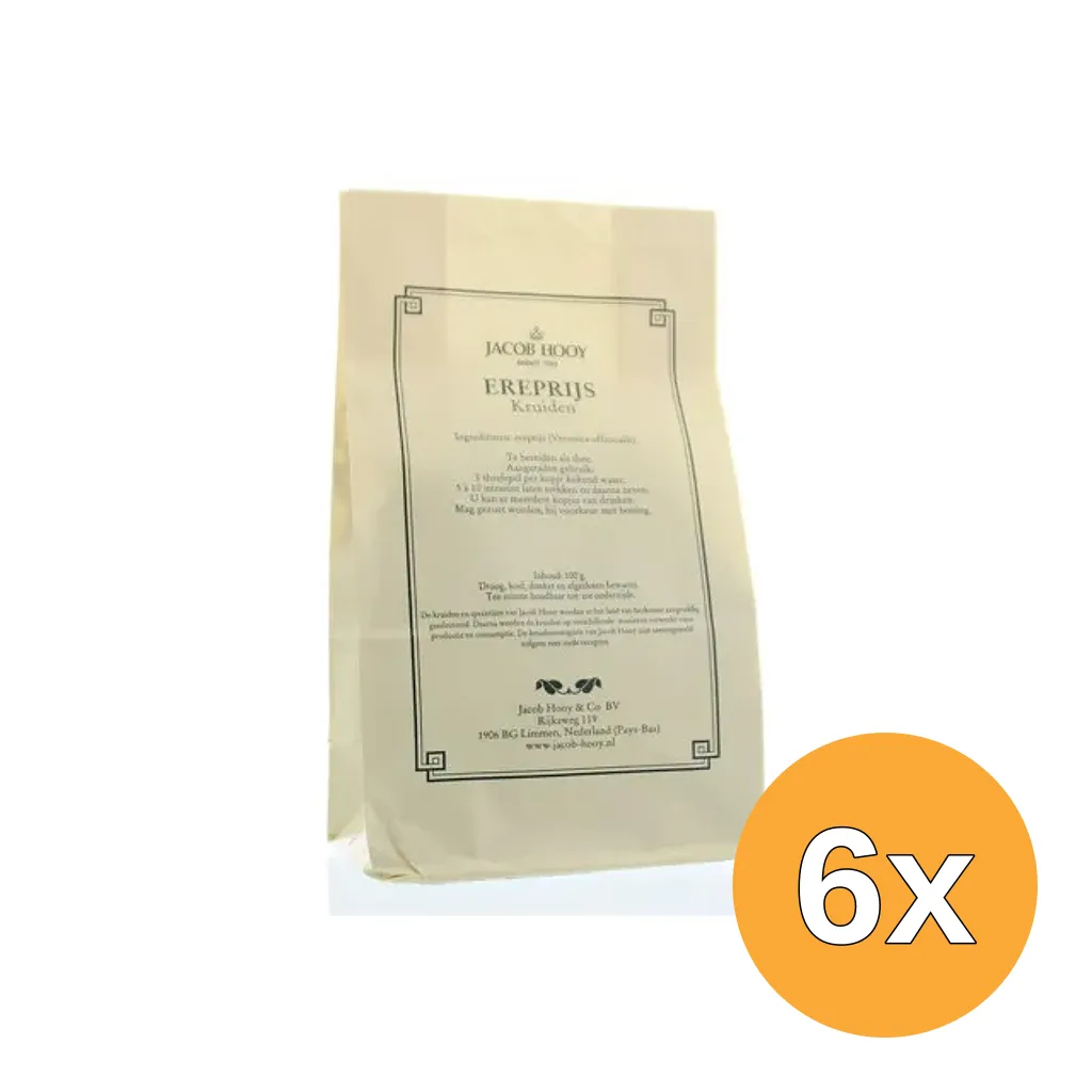 6x Jacob Hooy Ereprijs (100 gr)