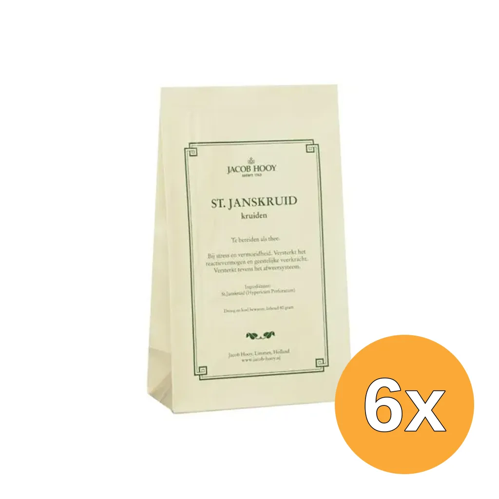 6x Jacob Hooy Sint Janskruid (80 gr)
