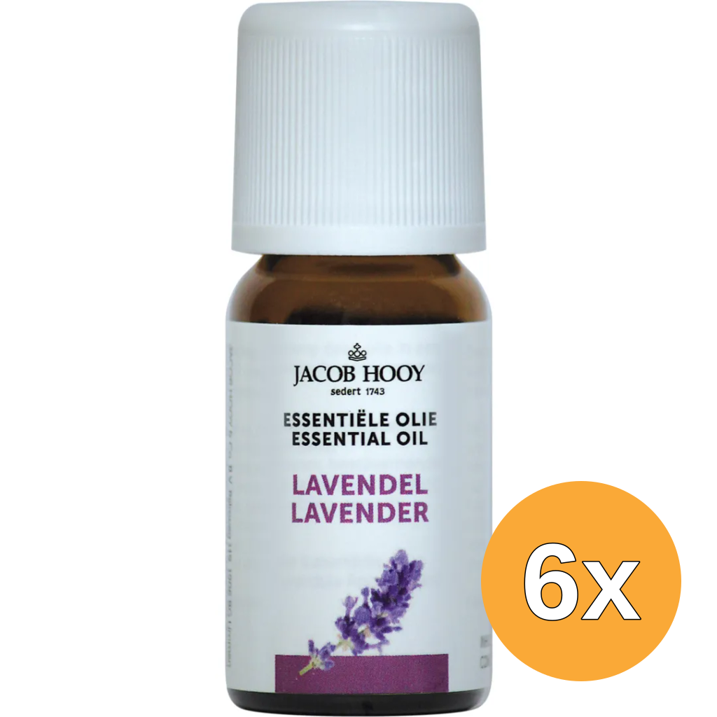 6x Jacob Hooy Lavendel olie (10 ml)