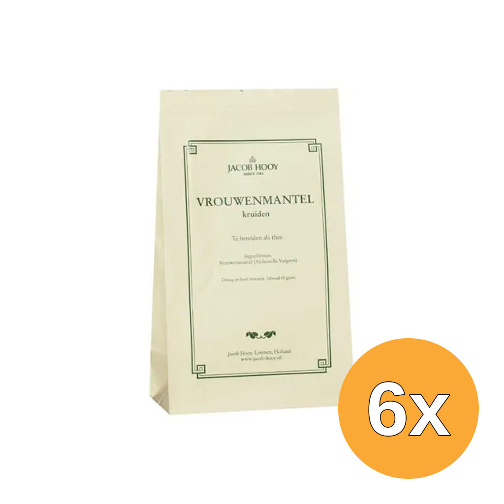 6x Jacob Hooy Vrouwenmantel (60 gr)