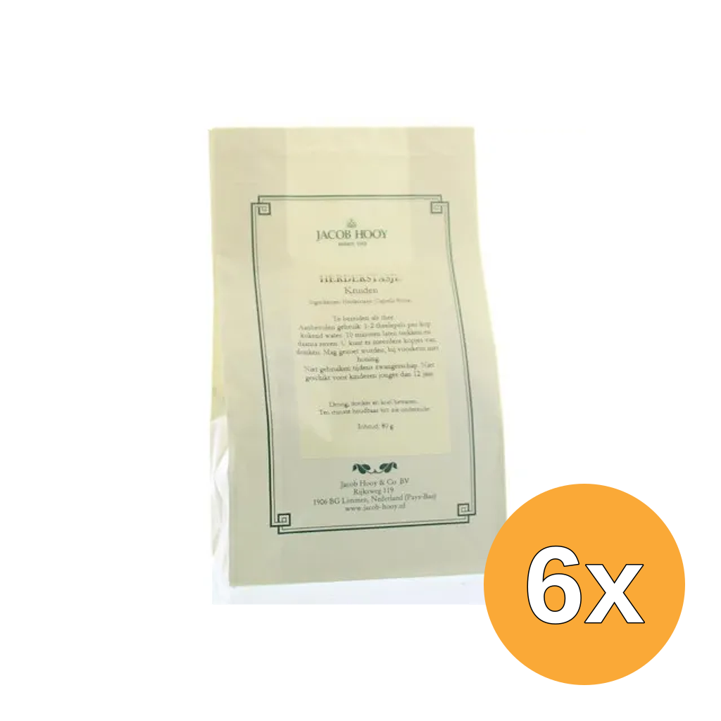 6x Jacob Hooy Herderstasje Thee (80 gr)