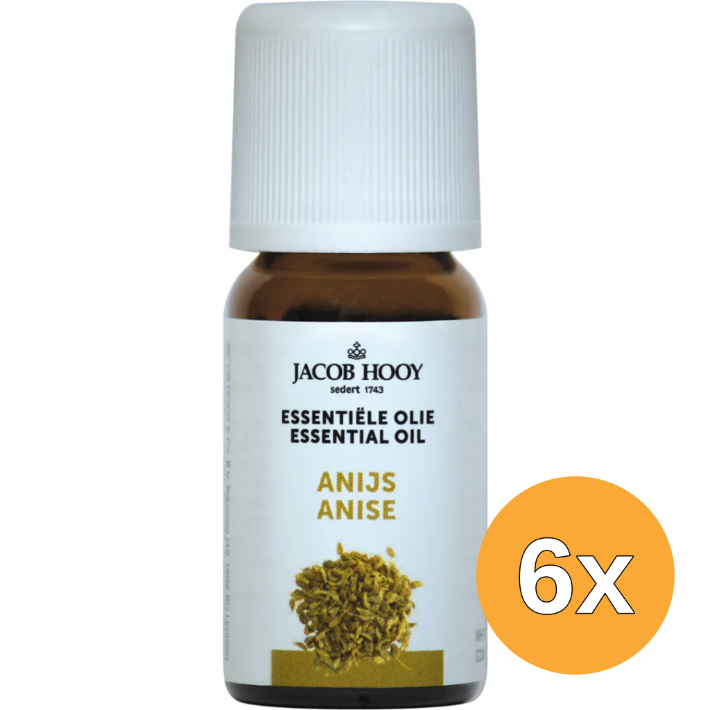 6x Jacob Hooy Anijs olie (10 ml)