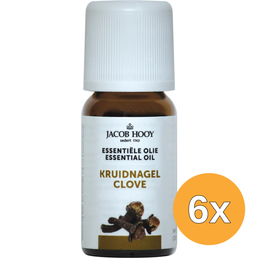6x Jacob Hooy Kruidnagel olie (10 ml)