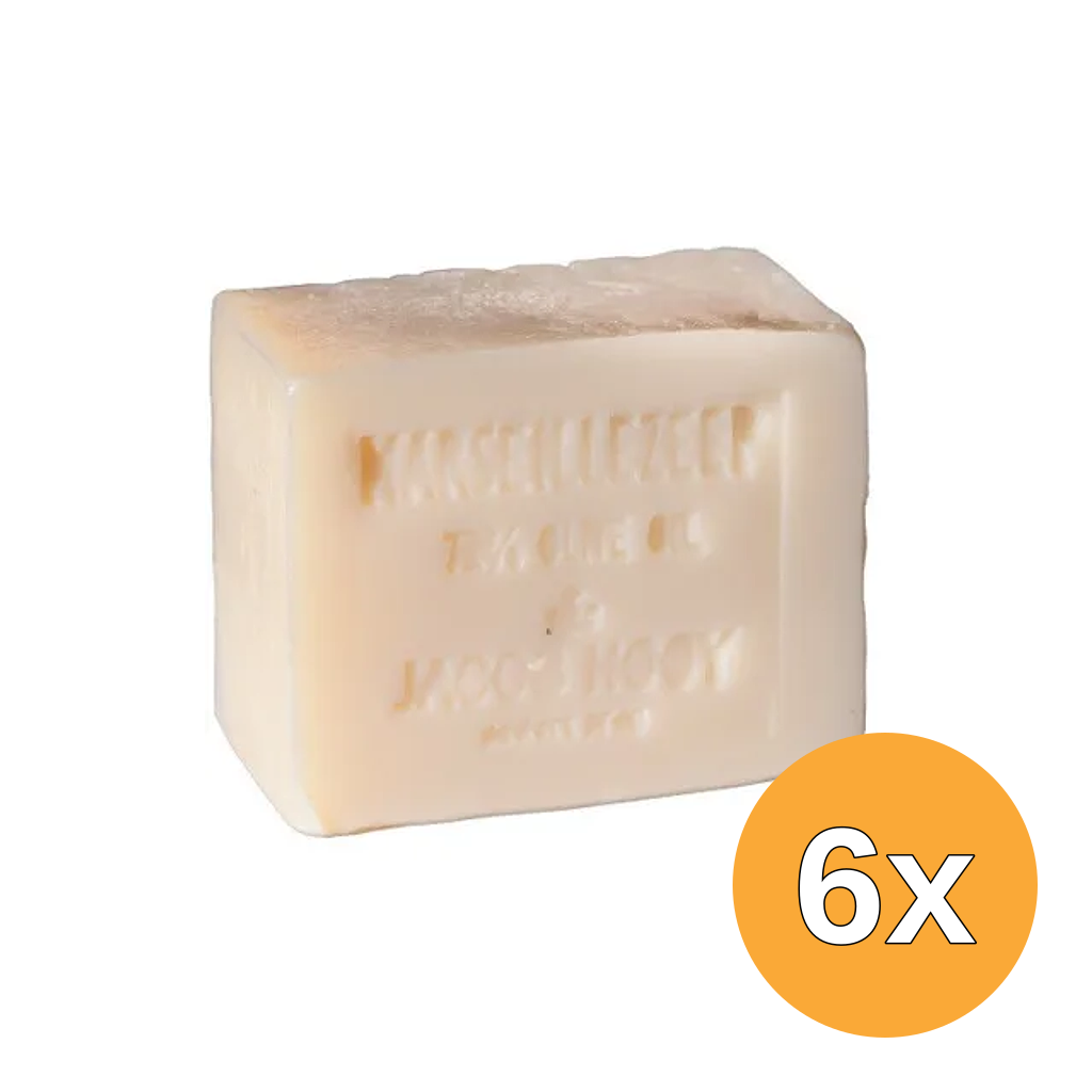 6x Jacob Hooy Marseille Zeep Niet Vloeibaar (240 gr)