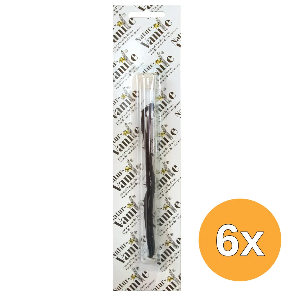 6x Jacob Hooy Vanillestokjes (2 stuks)
