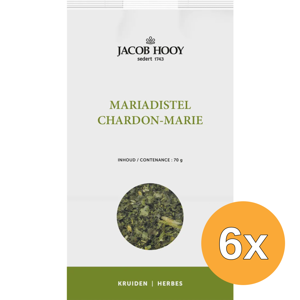 6x Jacob Hooy Mariadistel (70 gr)