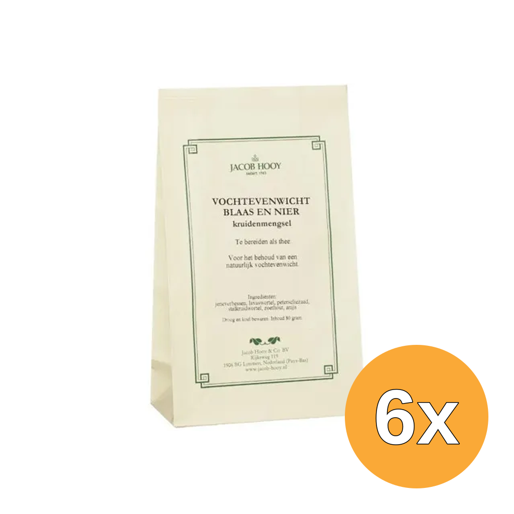 6x Jacob Hooy Vochtevenwicht (80 gr)