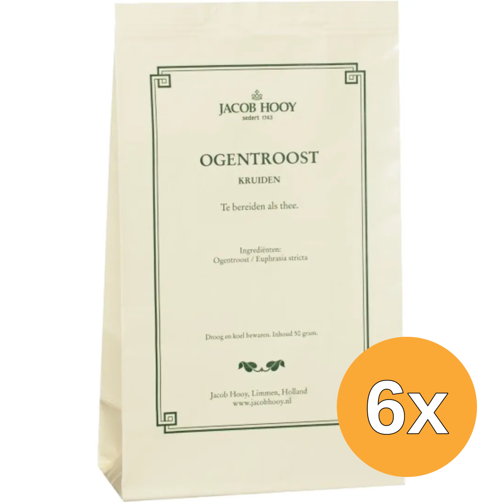 6x Jacob Hooy Ogentroost (50 gr)