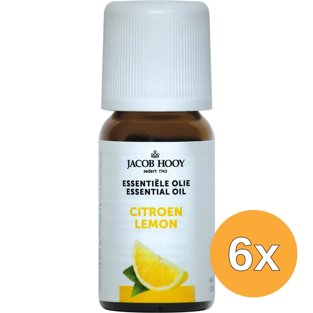 6x Jacob Hooy Citroen olie (10 ml)