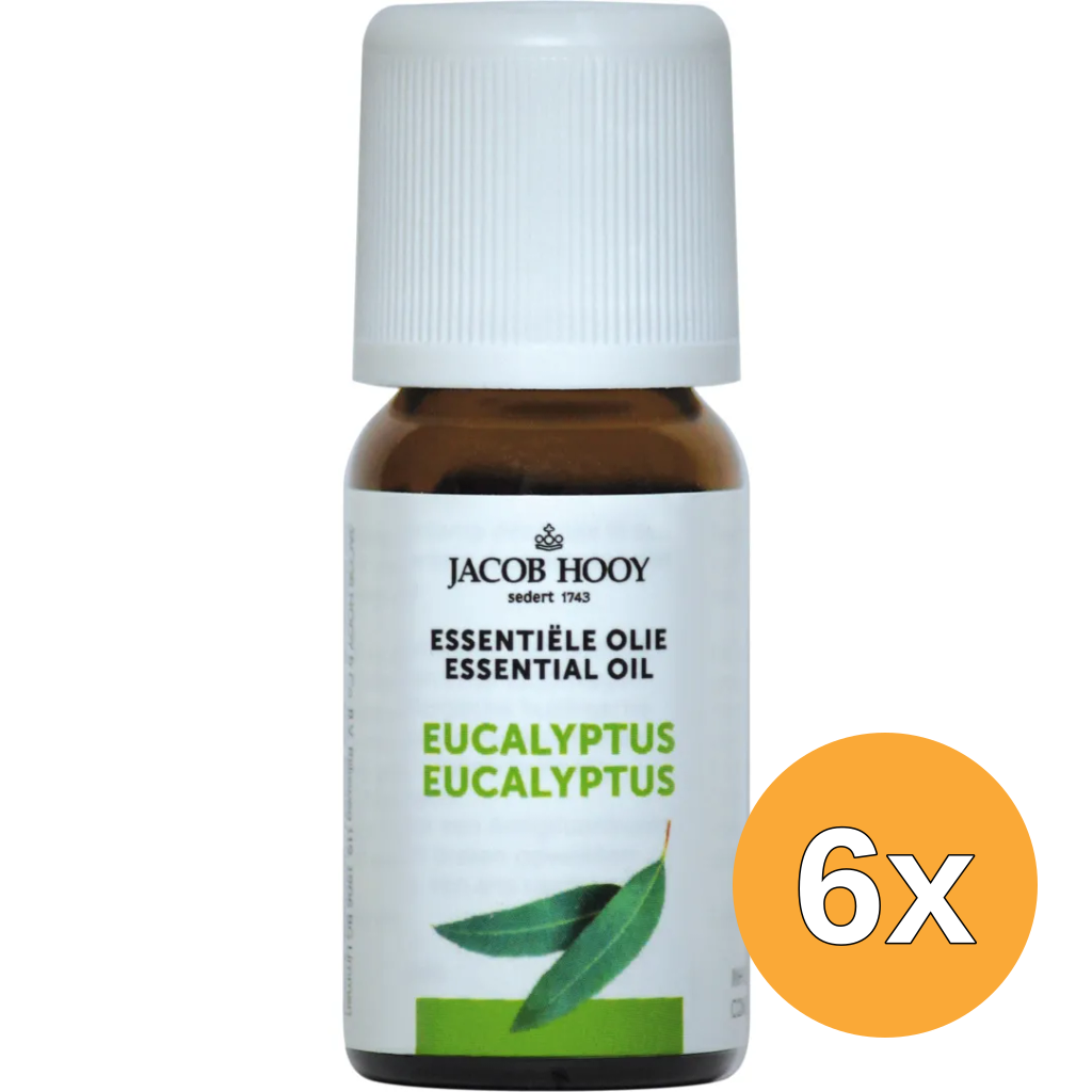 6x Jacob Hooy Eucalyptus olie (10 ml)