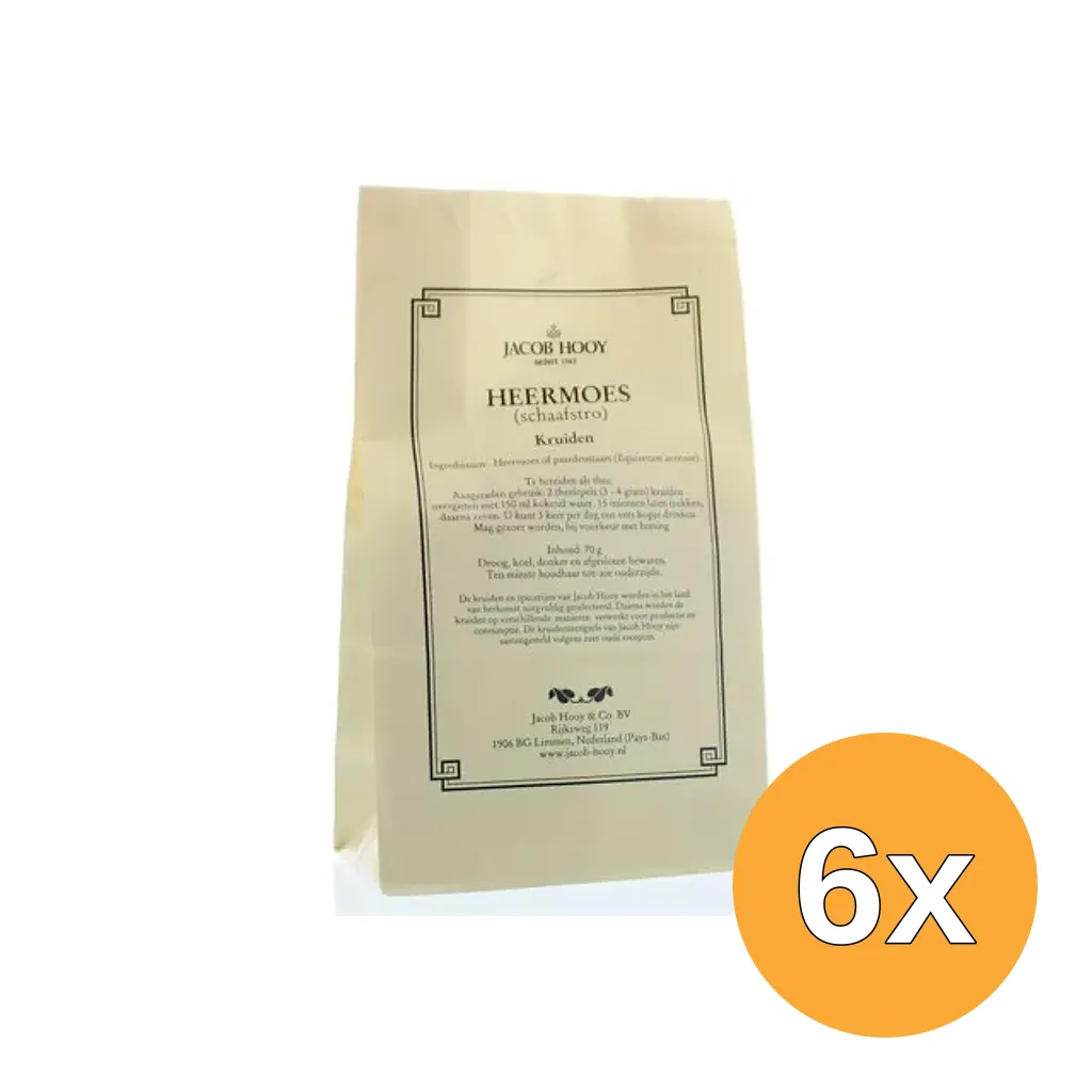 6x Jacob Hooy Heermoes (70 gr)
