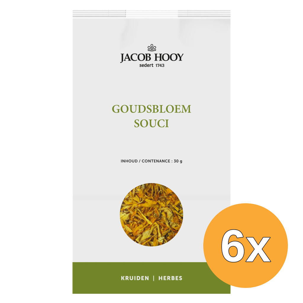 6x Jacob Hooy Goudsbloem (30 gr)