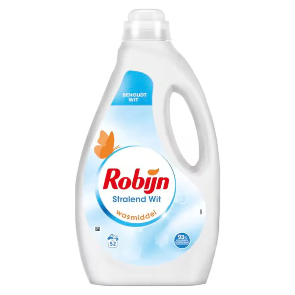 Robijn Vloeibaar Wasmiddel - Wit 52 Wasbeurten (2600 ml)