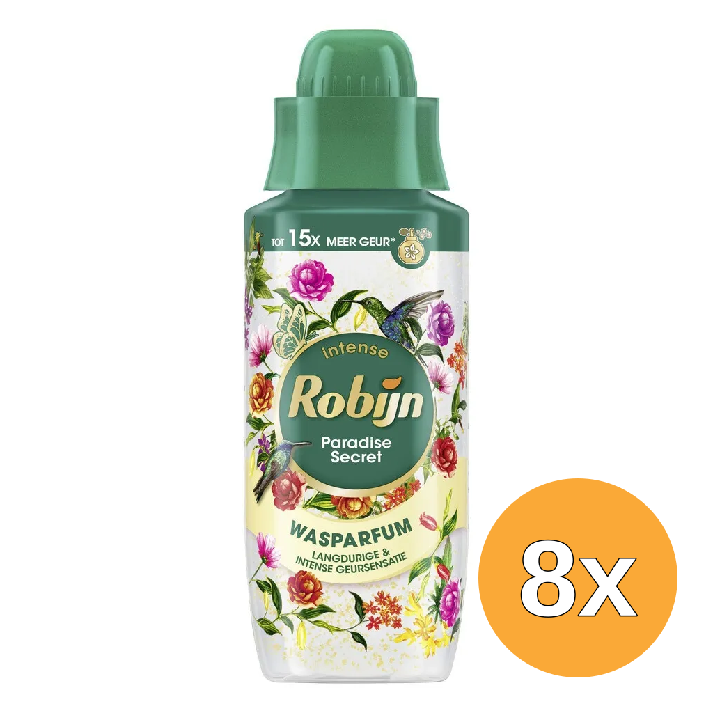 8x Robijn Wasparfum Paradise Secret (342 ml)