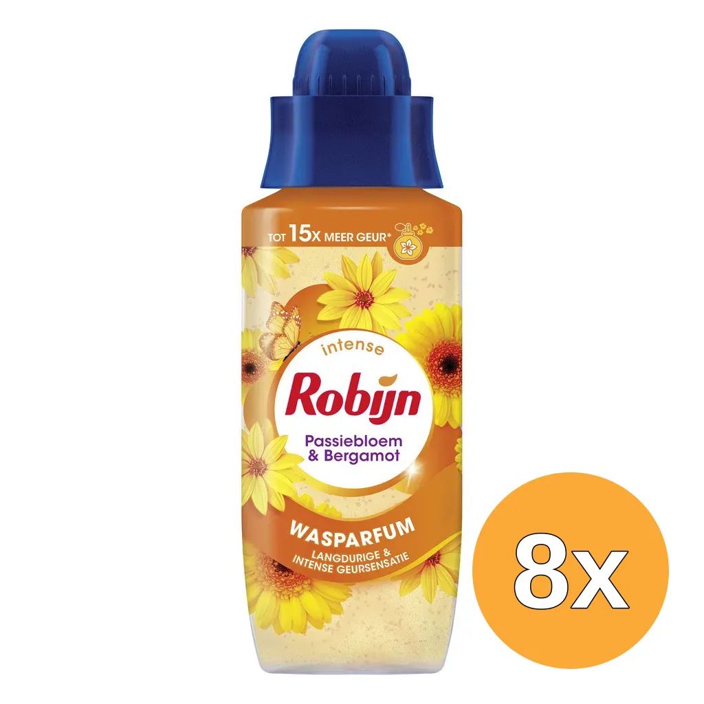 8x Robijn Wasparfum Passiebloem & Bergamot (342 ml)