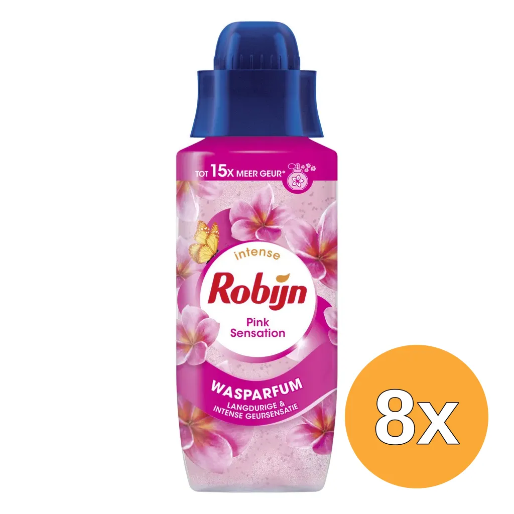 8x Robijn Wasparfum Pink Sensation (342 ml)