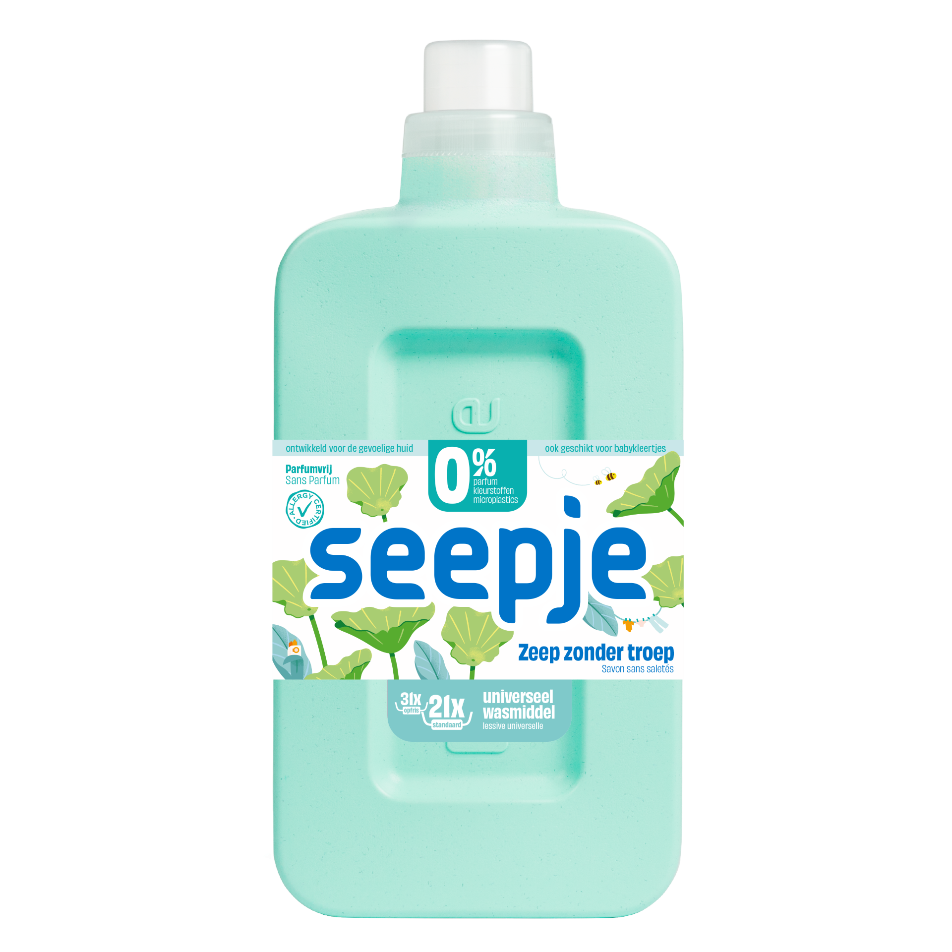 Seepje Wasmiddel Parfumvrij (945 ml)