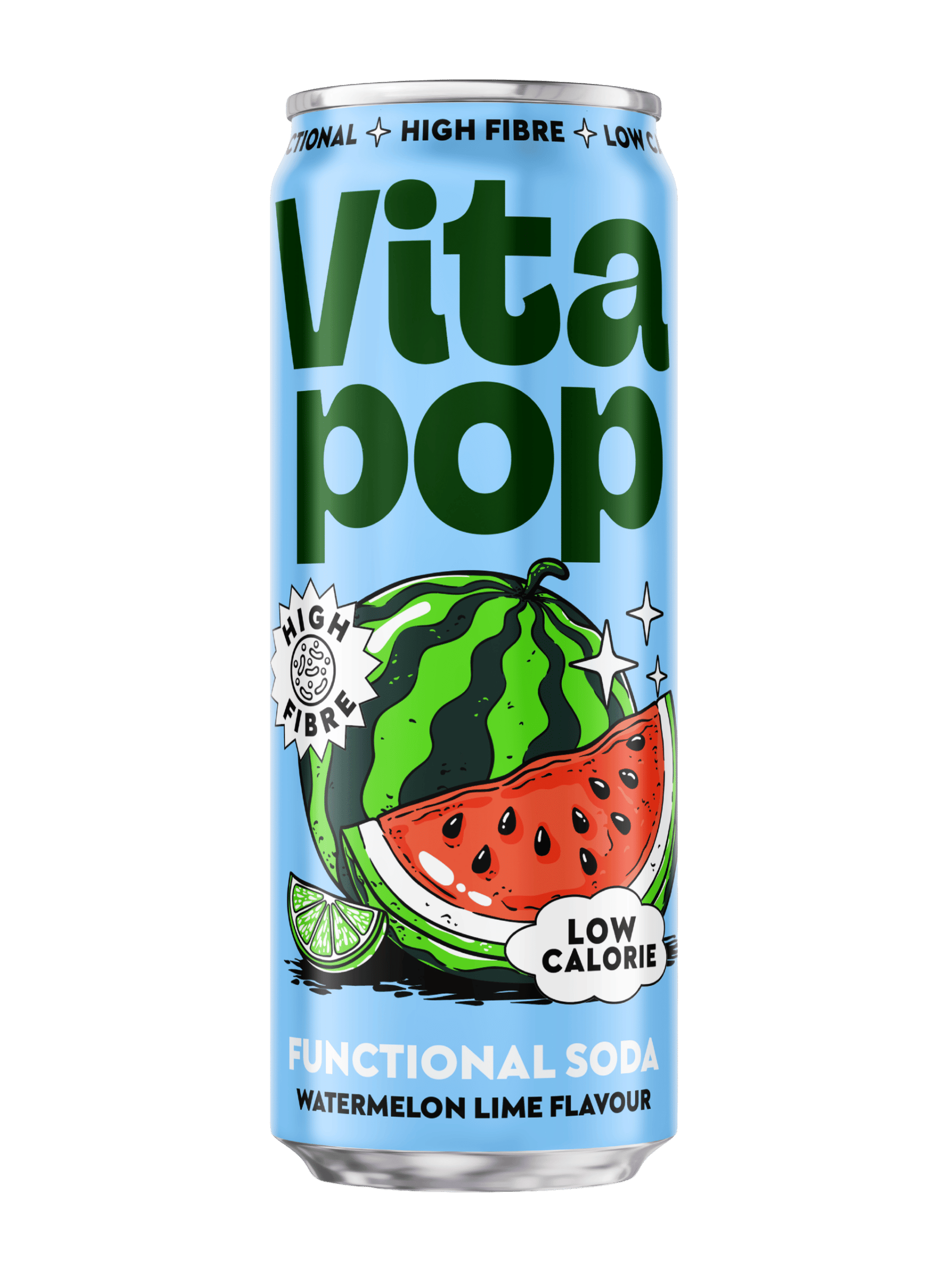 Vita Pop Soda Watermelon Lime (330 ml)