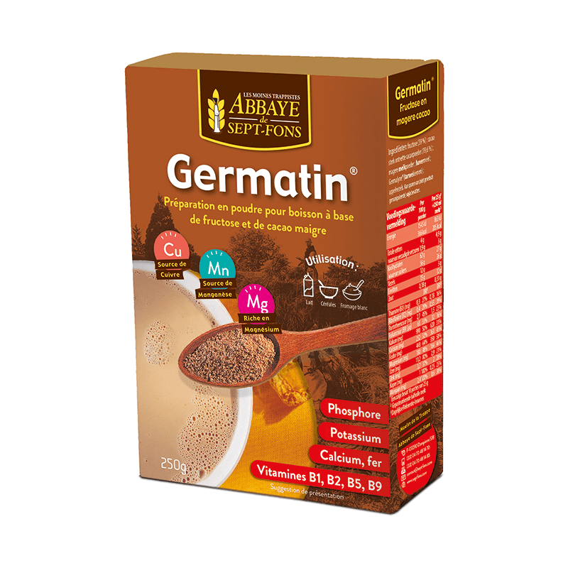 Abbaye De Sept-fons Germatin Fructose & Cacao Drankpoeder (250 gr)