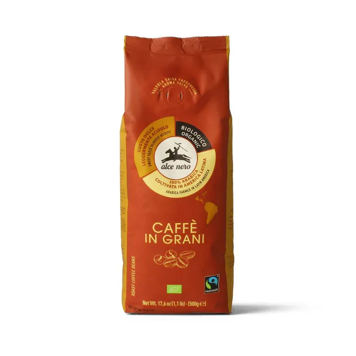 Alce Nero Arabica (100%) Koffiebonen Bio (500 gr)