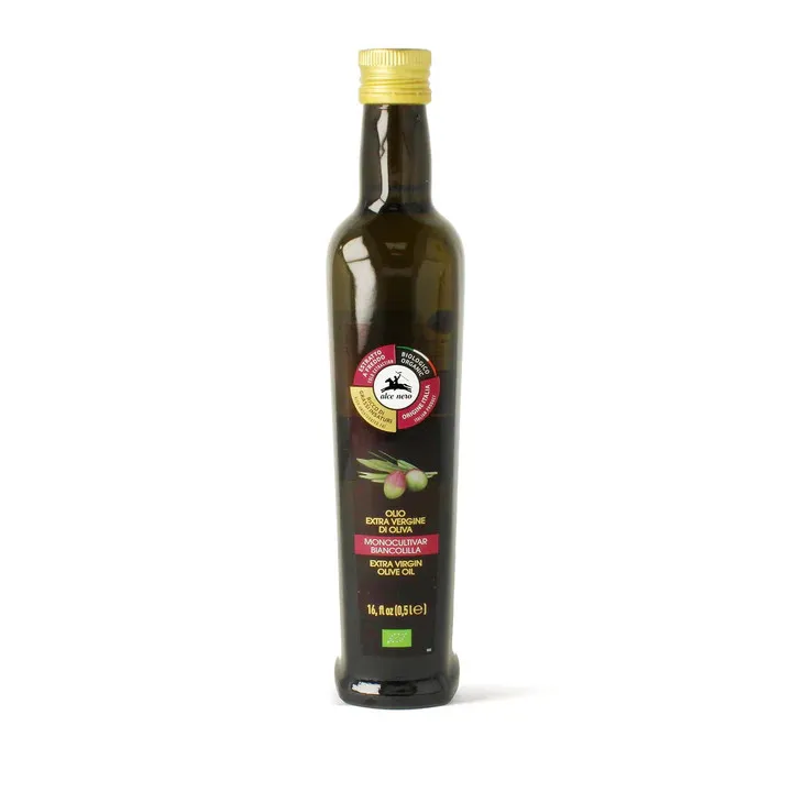 Alce Nero Olijfolie Extra Vergine Monocultivar Biancolilla Bio (500 ml)