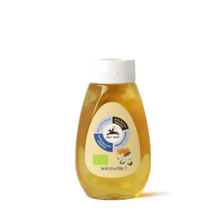Alce Nero Acaciahoning Knijpfles Bio (250 gr)