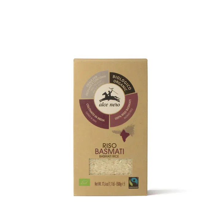 Alce Nero Basmati Rijst Fairtrade Bio (500 gr)