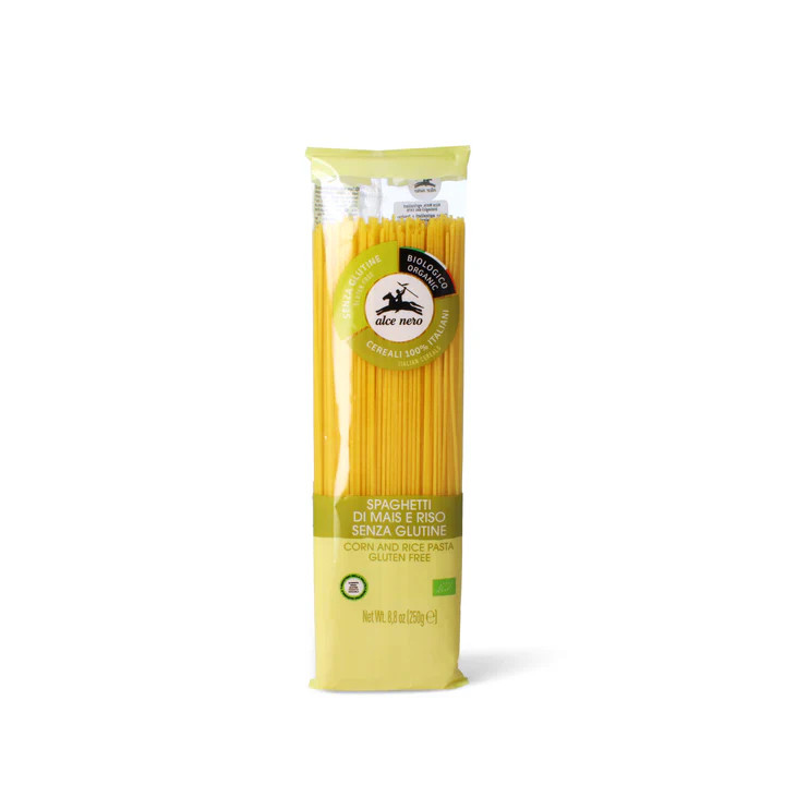 Alce Nero Spaghetti Maïs en Rijst Glutenvrij Bio (250 gr)