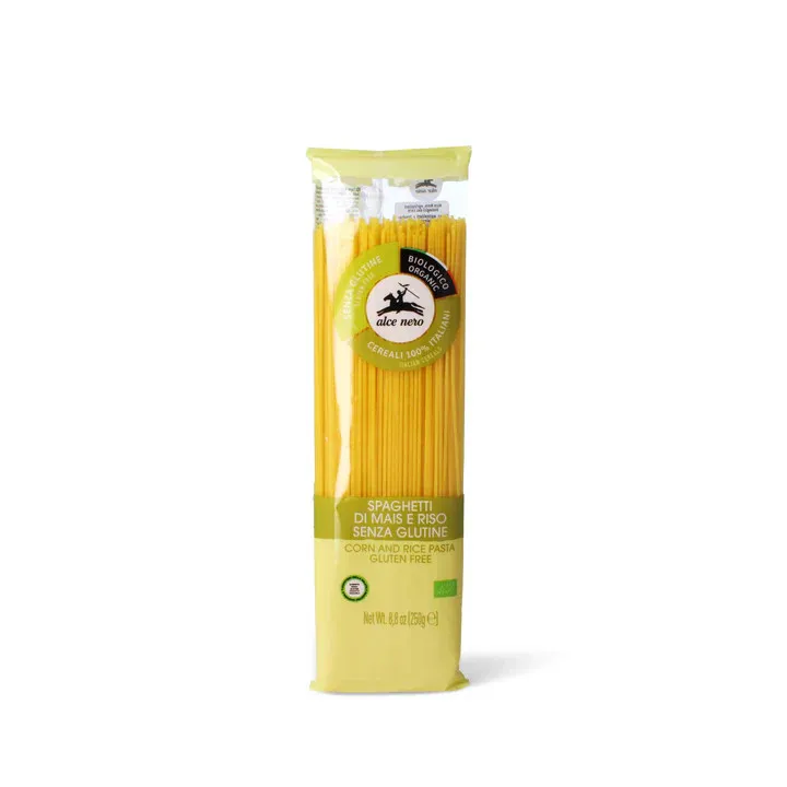 Alce Nero Spaghetti Maïs en Rijst Glutenvrij Bio (250 gr)