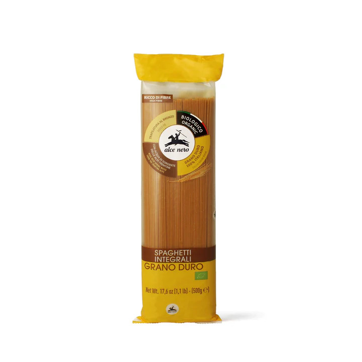 Alce Nero Spaghetti Volkoren Durumtarwe Bio (500 gr)