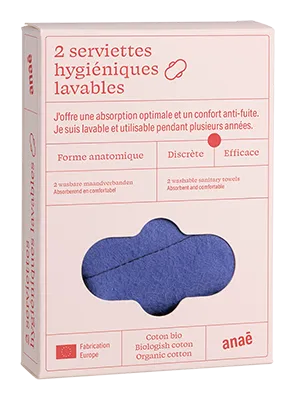 Anae Wasbaar Maandverband Licht (2 stuks)