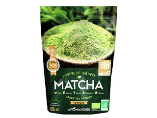 Aromandise Matcha Groene Thee Poeder Bio (50 gr)
