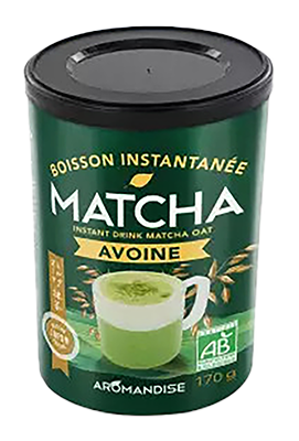 Aromandise Instant Drink Matcha Haver Bio (170 gr)