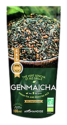 Aromandise Groene Thee + Gemmaicha Rijst (100 gr)