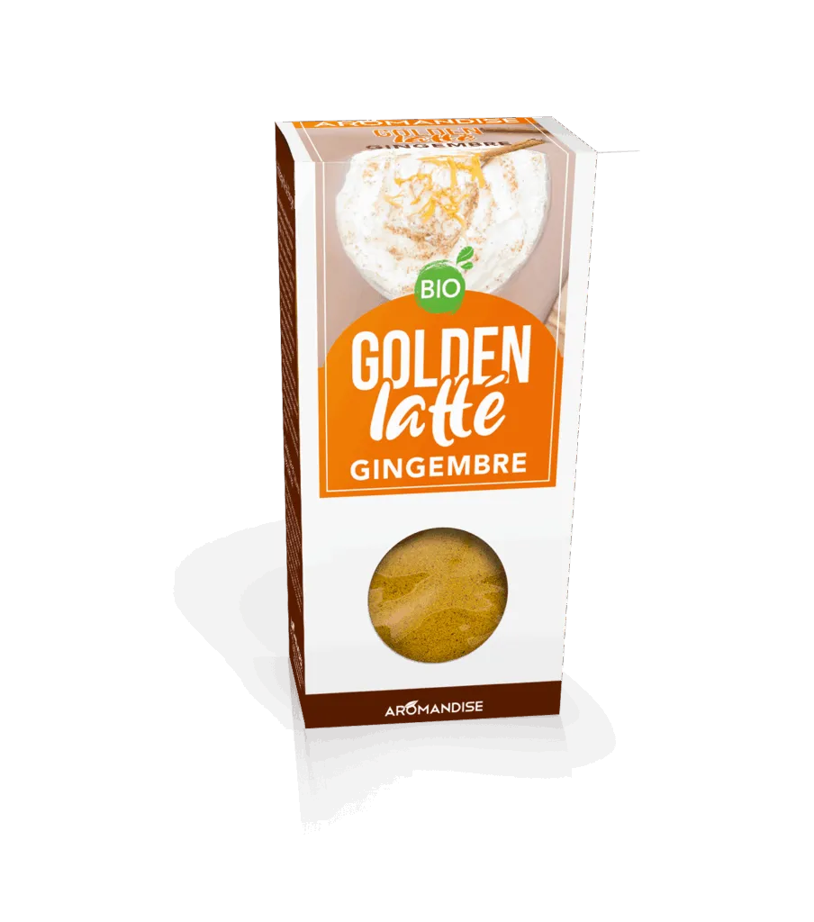 Aromandise Latté Gember Kurkuma Bio (60 gr)