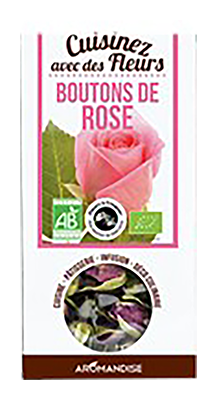 Aromandise Eetbare Bloemen Rozenknop Bio (60 gr)