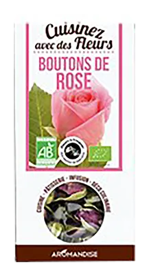 Aromandise Eetbare Bloemen Rozenknop Bio (60 gr)