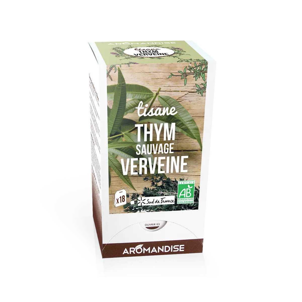 Aromandise Kruidenthee Tijm Garrigues Verveine Bio (10 gr)