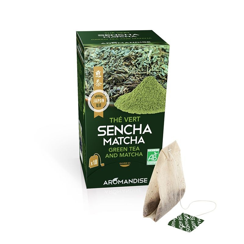 Aromandise Sencha & Matcha Uji Infusie Bio (18 x 2 gr)