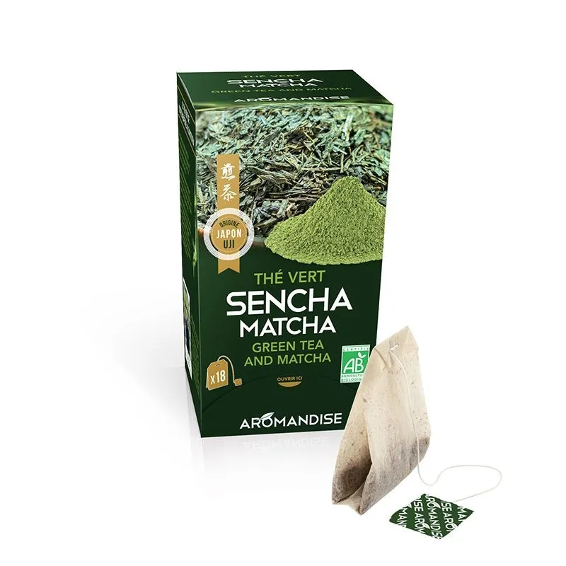 Aromandise Sencha & Matcha Uji Infusie Bio (18 x 2 gr)