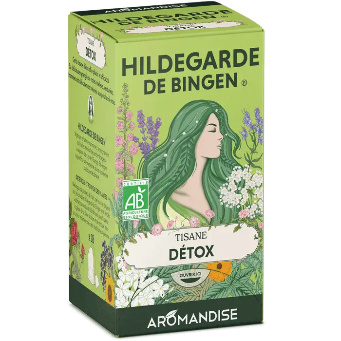 Aromandise Hildegarde Kruidenthee Detox Bio 18x1 (5 gr)