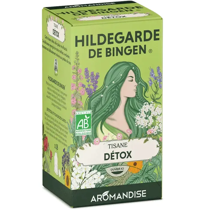 Aromandise Hildegarde Kruidenthee Detox Bio 18x1 (5 gr)